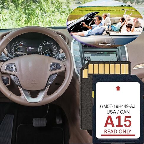 2024 Latest Version Navigation SD Card Compatible with Ford/Lincoln Newest GPS Card Updated A15 USA/Canada Map GM5T-19H449-AJ in Saudi Arabia