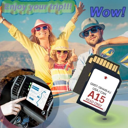 2024 Latest Version Navigation SD Card Compatible with Ford/Lincoln Newest GPS Card Updated A15 USA/Canada Map GM5T-19H449-AJ in Saudi Arabia