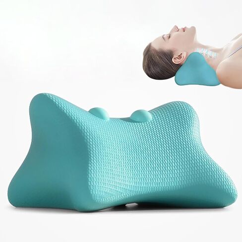 GeRRiT Neck Stretcher for Neck Relief - Neck and Shoulder Relaxer Neck Pillow Cervical Spine Traction Device to Relieve Neck and Shoulder Fatigue and Pain, Chiropractic Pillow Relief TMJ Muscle Pain in Saudi Arabia