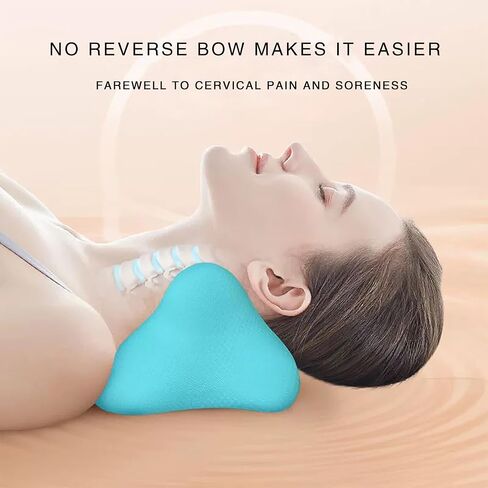 GeRRiT Neck Stretcher for Neck Relief - Neck and Shoulder Relaxer Neck Pillow Cervical Spine Traction Device to Relieve Neck and Shoulder Fatigue and Pain, Chiropractic Pillow Relief TMJ Muscle Pain in Saudi Arabia