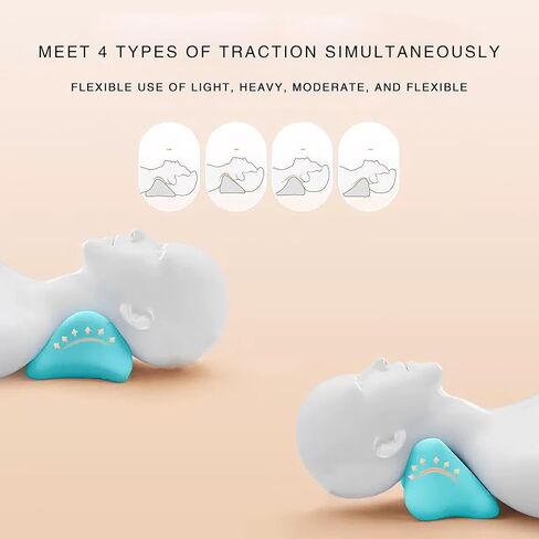 GeRRiT Neck Stretcher for Neck Relief - Neck and Shoulder Relaxer Neck Pillow Cervical Spine Traction Device to Relieve Neck and Shoulder Fatigue and Pain, Chiropractic Pillow Relief TMJ Muscle Pain in Saudi Arabia