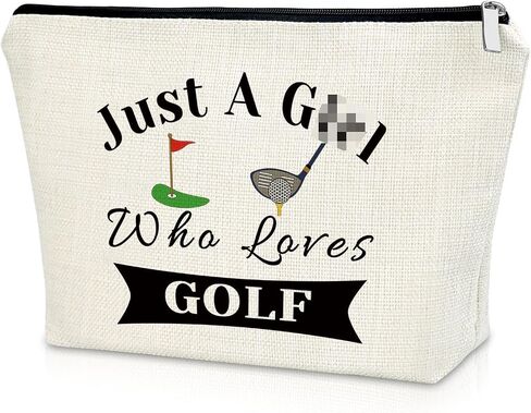 Sazuwu Golf Gifts للنساء لاعبي الغولف حقيبة ماكياج عشاق الغولف أفكار هدية لاعب الغولف الهدايا مساعد مدرب الغولف هدية حقيبة مستحضرات التجميل هدايا الغولف لصديق هدية عيد ميلاد للاعب الغولف هدايا عيد الميلاد in Kuwait