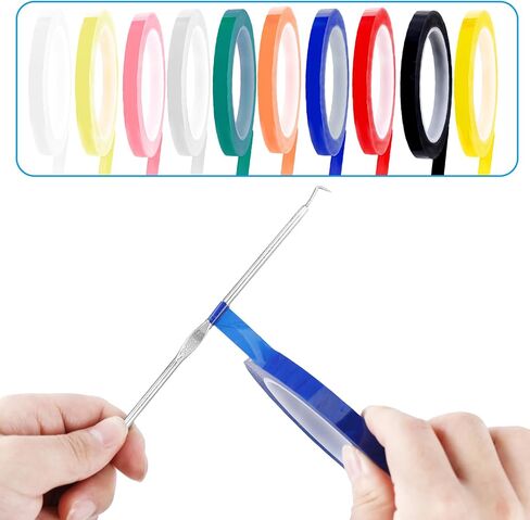 10 Rolls Autoclave Tape-Sterilization Tape, 0.24" Width 216.5' Length Instruments Identification Tape 10 Colors Surgical Dental Tape Instrument Tape Autoclavable 270 Fahrenheit Steam in Saudi Arabia