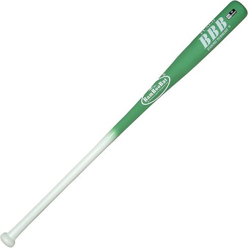 BAMBOOBAT من Pinnacle Sports Equipment INC. مضرب بيسبول من الخيزران للبالغين من Fungo Infield/Outfield، مقبض أبيض/Kelly Barrel، 34 بوصة in Saudi Arabia