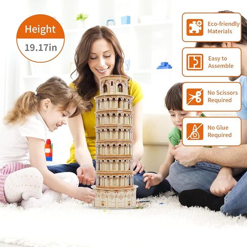 3D Puzzles for Adults & Kids St. Basil's Cathedral Building Set, Russia Cathedral Architecture Craft Model Kits, Educational 3D Jigsaw Puzzle Toy Birthday Christmas Gift for Teens Boys Girls, 231 PCS in Kuwait