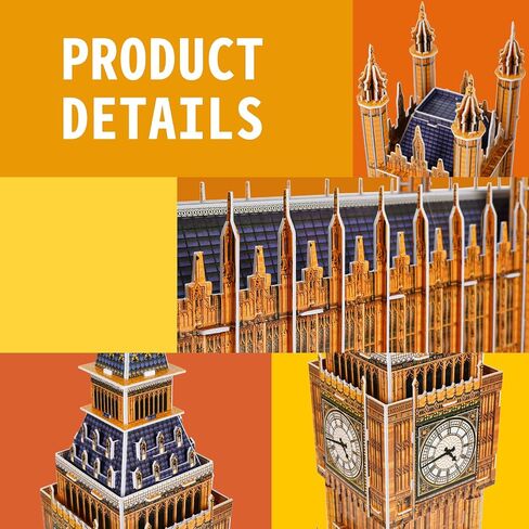 3D Puzzles for Adults & Kids St. Basil's Cathedral Building Set, Russia Cathedral Architecture Craft Model Kits, Educational 3D Jigsaw Puzzle Toy Birthday Christmas Gift for Teens Boys Girls, 231 PCS in Kuwait