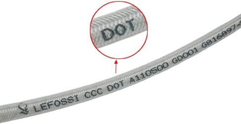 SYUU 950mm 90cm M10 Reinforced Hydraulic Brake Oil Hose Line Banjo Fitting Stainless Steel End Braided Cable compatible with Motorcycle Pit Dirt Bike Enduro Motocross Street Bikes Sport Bikes in Kuwait