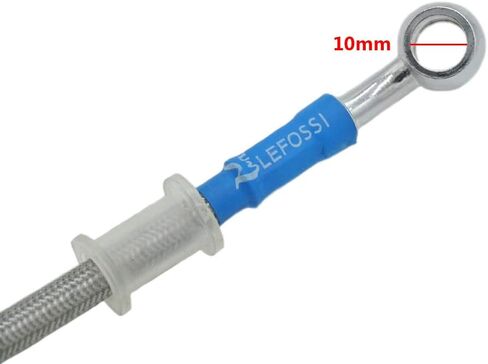 SYUU 950mm 90cm M10 Reinforced Hydraulic Brake Oil Hose Line Banjo Fitting Stainless Steel End Braided Cable compatible with Motorcycle Pit Dirt Bike Enduro Motocross Street Bikes Sport Bikes in Kuwait