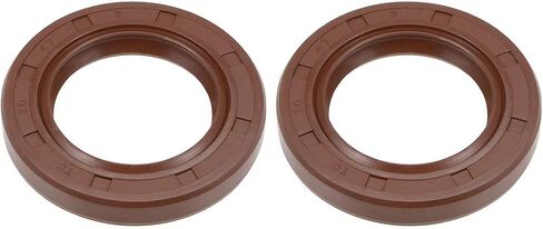 uxcell Oil Seal 30mm Inner Dia 52mm OD 7mm Thick Fluorine Rubber Double Lip Seals 2Pcs in Saudi Arabia