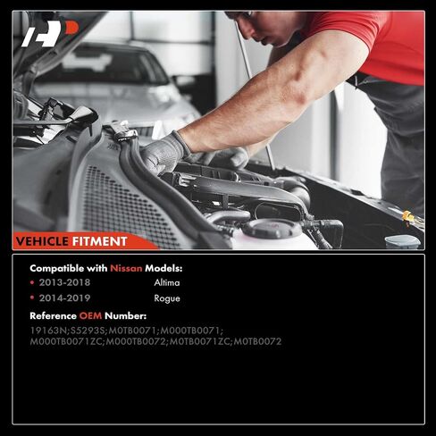 محرك A-Premium Starter متوافق مع Nissan Altima 2013-2018، Rogue 2014-2019، L4 2.5L، 12V 1.4KW 13 أسنان عكس اتجاه عقارب الساعة، استبدال # M0TB0071 in Saudi Arabia