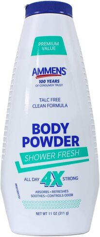 Ammens Medicated Powder Shower Fresh 11 oz (Pack of 4) in Saudi Arabia