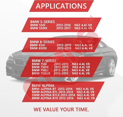 Motiv8 Crankcase PCV خرطوم توصيل خرطوم متوافق مع 550i 11-16، 650i 12-16، 750i 09-16 | 4.4 لتر | أنبوب تهوية علبة الساعد الإيجابي - يستبدل رقم 11158647961 11158637873 11157640285 in Kuwait