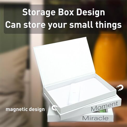 كتب زخرفية لصندوق تخزين طاولة القهوة، كتب تصميم ديكور رف الكتب، ديكور المنزل، كتاب المزرعة، كتب صناعية للديكور، كتاب ديكور طبيعي، ديكور أبيض لغرفة المعيشة، مجموعة من 3 in Kuwait