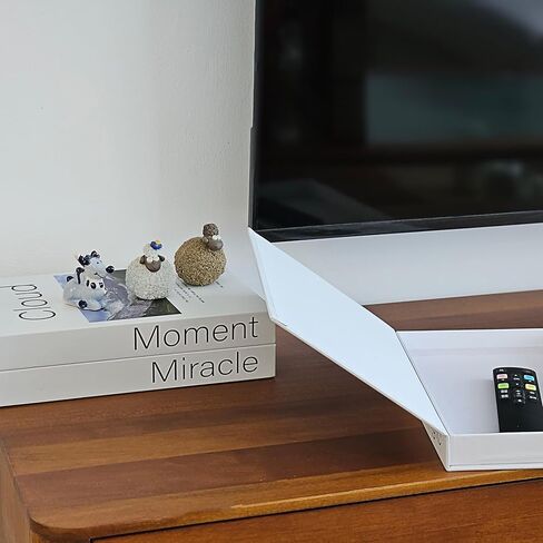 كتب زخرفية لصندوق تخزين طاولة القهوة، كتب تصميم ديكور رف الكتب، ديكور المنزل، كتاب المزرعة، كتب صناعية للديكور، كتاب ديكور طبيعي، ديكور أبيض لغرفة المعيشة، مجموعة من 3 in Kuwait