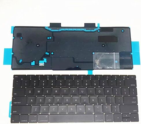 Replacement Keyboard and Keyboard Backlight and Rivet Screw Compatible with MacBook Pro 13 Inch Retina Display Model A1708 2016-2017 Year EMC 2978 EMC 3164 in Saudi Arabia