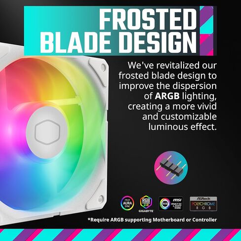 مبرد سائل CoolerMaster MasterLiquid 240 Atmos ARGB Close-Loop AIO، مضخة مخصصة، مراوح Sickleflow Edge PWM، مشعاع 240 مم، CryoFuze، AMD Ryzen AM5/AM4، Intel LGA1700/1200 (MLX-D24M-A25PZ-R1) in Saudi Arabia
