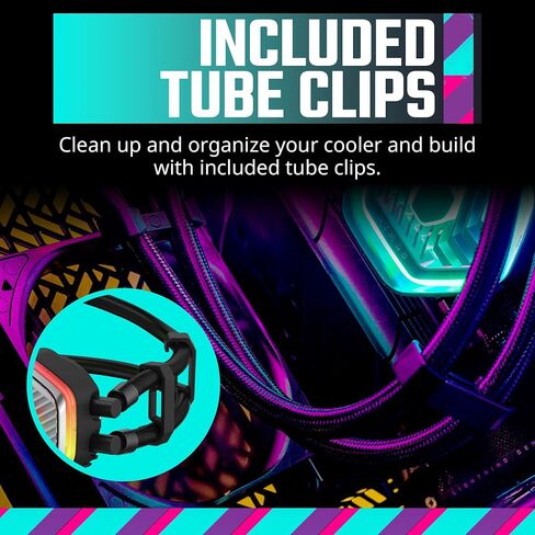 مبرد سائل CoolerMaster MasterLiquid 240 Atmos ARGB Close-Loop AIO، مضخة مخصصة، مراوح Sickleflow Edge PWM، مشعاع 240 مم، CryoFuze، AMD Ryzen AM5/AM4، Intel LGA1700/1200 (MLX-D24M-A25PZ-R1) in Saudi Arabia