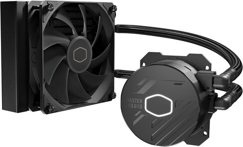 CoolerMaster MasterLiquid 240 Atmos ARGB Close-Loop AIO Liquid Cooler, Customize Pump, Sickleflow Edge PWM Fans, 240mm Radiator, CryoFuze, AMD Ryzen AM5/AM4, Intel LGA1700/1200 (MLX-D24M-A25PZ-R1) in Saudi Arabia