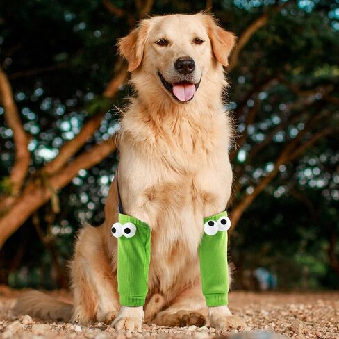 Dog Elbow Protector for Calluses, Elbow Sleeves with Pad for Medium Large Dogs, Soft Recovery Sleeve for Front Legs, Dog Knee Brace Protector, Elbow Joint Support Cover Wrap Stop Licking Wounds in Saudi Arabia