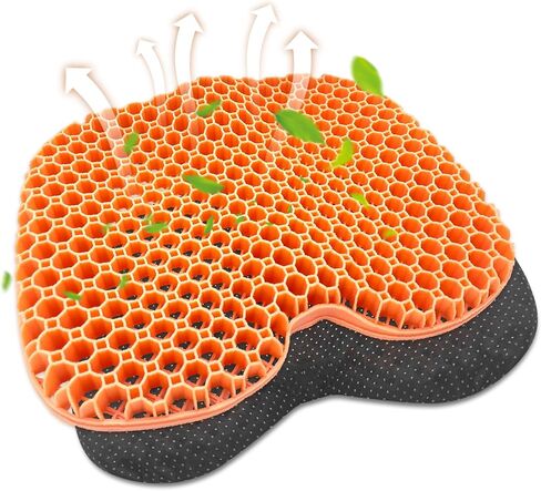 (2024 New Upgraded) Anti Slip Kayak Seat Cushion - Waterproof Thicken Gel Boat Canoe Rowing Stadium Pad for Sit in Kayak Chair Lifetime Kayak Accessories Equipment Gear for Fishing Kayak in Saudi Arabia