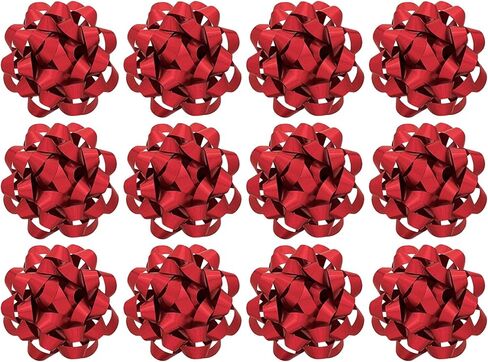 The Gift Wrap Company Decorative Glitterati Lotus Bows, Large, Red in Saudi Arabia