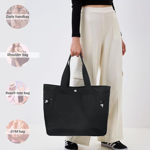 VOLGANIK ROCK Large Tote Bags for Women Lightweight Shoulder Bag for Women Gym Bag Beach Tote Bag Travel Handbag in Saudi Arabia