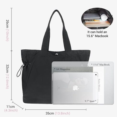 VOLGANIK ROCK Large Tote Bags for Women Lightweight Shoulder Bag for Women Gym Bag Beach Tote Bag Travel Handbag in Saudi Arabia