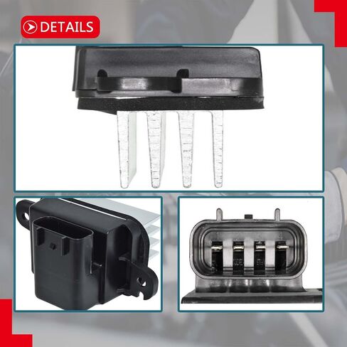 Auto AC HVAC Blower Motor Resistor Compatible with Infiniti 04-13 QX56-05-15 Armada / 05-16 Frontier / 06-12 Pathfinder / 04-09 Quest / 04-08 Titan / 11-15 Xterra - 09-12 Equator Replaces 271515Z000 in Saudi Arabia