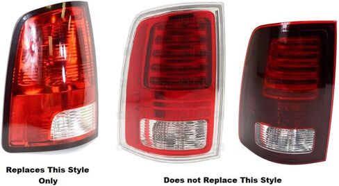 DNA MOTORING TL-DRAM09-LED-3D-BK-SM-G2 LED 3D Tail Light Assembly Driver & Passenger Side [Compatible with 09-17 Dodge Ram 1500 2500 3500] in Saudi Arabia