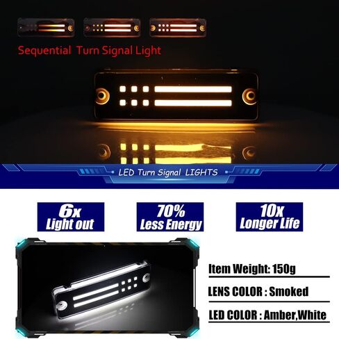 For 1984 1985 1986 1987 1988 Toyota 4Runner & Pickup Front Bumper Turn Signal Lights White Lens 2 in 1 Amber/White Lights in Saudi Arabia