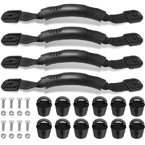 TEANTECH Kayak تحمل مقابض 2 زوج زورق قارب الجانب جبل التجديف حمل مقبض استبدال ملحق لقوارب الكاياك قارب حقيبة الأمتعة الخ in Kuwait