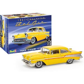 Revell Level 5 Model Kit 1957 Chevrolet Bel Air 2-in-1 Kit 1/25 Scale Model