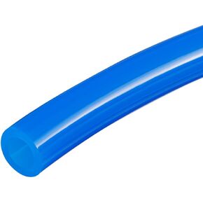 DMiotech 5mmx8mm Pneumatic Tubing, 2 Meters/6.6ft Air Compressor PU Line Hose Tube for Water Fluid Transfer, Blue