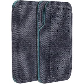 Carrying case for Kardia Mobile EKG Monitor - Travel Kardia Case Fits in Pocket, Features Magnetic Closure to Keep Kardia Device Safe On The Go, NOT Fit KardiaMobile 6L,Dark Blue