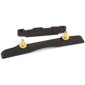 UEETEK Adjustable Mandolin Bridge Compensated Ebony