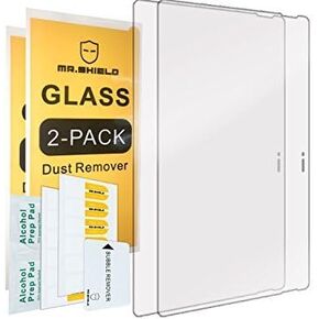 [2-PACK]-Mr.Shield Designed For Microsoft Surface Pro 3 12 inch [Tempered Glass] Screen Protector [0.3mm Ultra Thin 9H Hardness 2.5D Round Edge] with Lifetime Replacement