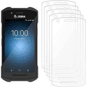 SCDIYEER 5pcs，screen protector toughened film for Zebra TC21 TC26 TC210K Mobile Barcode Logistic Scanner,Reader