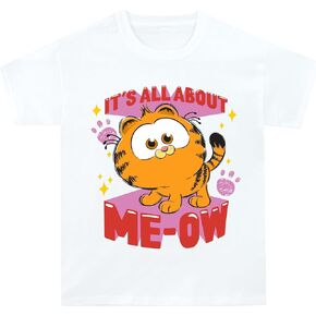 قميص غارفيلد | تيشيرت قطة | الجدة بنات الأعلى | قمصان بنات in Kuwait