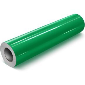 VViViViViViViViViD Green Gloss DECO65 مادة لاصقة دائمة من الفينيل للكريكات والصورة الظلية والنقش (20 قدمًا × 11.8 بوصة لفة كبيرة)