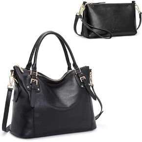 Kattee Genuine Leather Purses and Handbags Bundle with Small Crossbody Bags