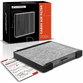 A-Premium Cabin Air Filter with Activated Carbon Compatible with Hyundai Elantra 2001-2006, Entourage 2007-2010, Tiburon 2003-2008 & Kia Sedona 2006-2010