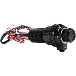 وحدة مصدر بلوتوث Hifonics TPS-BT1 Marine & Powersports (أسود) - مثبتة على لوحة القيادة، إضاءة خلفية، مخرجات RCA، عصا التحكم بأطراف الأصابع (الطاقة/الصوت/المسارات/عناصر التحكم في التشغيل) in Kuwait