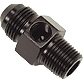 Edelbrock 670083 Flare #8 X 3/8 Npt W/ 1/8 Female Npt - Black