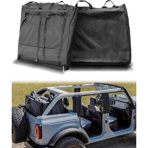Upgraded Hard Top Storage Bag Fit for Ford Bronco 2021 2022 2023 2/4-Door, Portable Freedom Panel Storage Bag for Roof Panel Over First Row Seat, Front Hardtop Organizer Bag 1Pc