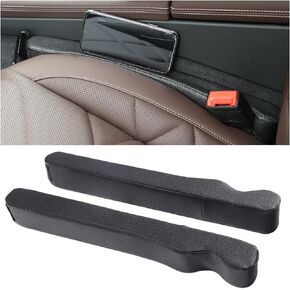Leather Seat Gap Filler, Fill The Gap Between Seat and Console, Car Crevice Catcher Blocker Stop Things from Dropping, 2 Pack Universal Gap Stopper Crack Plug for Car SUV Truck (Red)