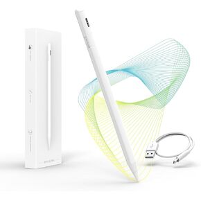 Stylus Pen Fit for iPad 9th&10th Generation, Apple Pencil Compatible with 2018-2024 iPad Pro/Air/Mini Series Models - (Upgraded Pen 1st/2nd Generation)