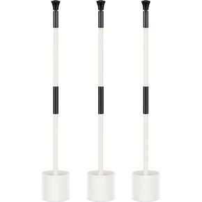 Set of 3 Golf Flagsticks Golf Putting Green Flagstick Flag Stick for Yard Portable Fiberglass 2-Section Mini Golf Set for Chipping Greens Practice Golf Course Backyard Indoor Outdoors, 2.4 Feet