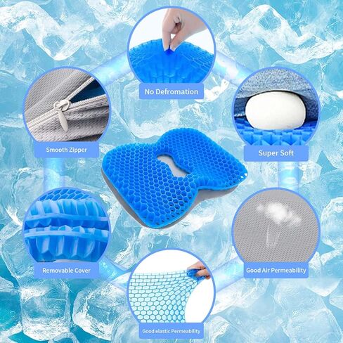 وسادة مقعد جل كاياك مضادة للانزلاق، مقعد سميك مقاوم للماء مع غطاء مانع للانزلاق، وسادة ملعب التجديف للجلوس في قوارب الكاياك، قوارب الكاياك القابلة للنفخ وإكسسوارات قوارب الكاياك لصيد الأسماك in Kuwait