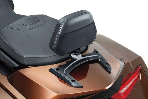 Kuryakyn 6772 Motorcycle Accessory: Omni Driver Seat Backrest Pad for 2018-19 Honda Gold Wing Motorcycles, Black in Saudi Arabia