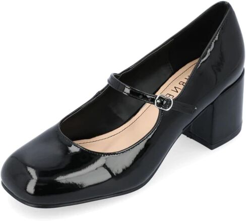 Journee Womens Okenna Low Heel Square Toe Pumps in Saudi Arabia